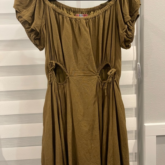 NWOT Urban Outfitters Peekaboo Frock Dress Size Large - Picture 6 of 8